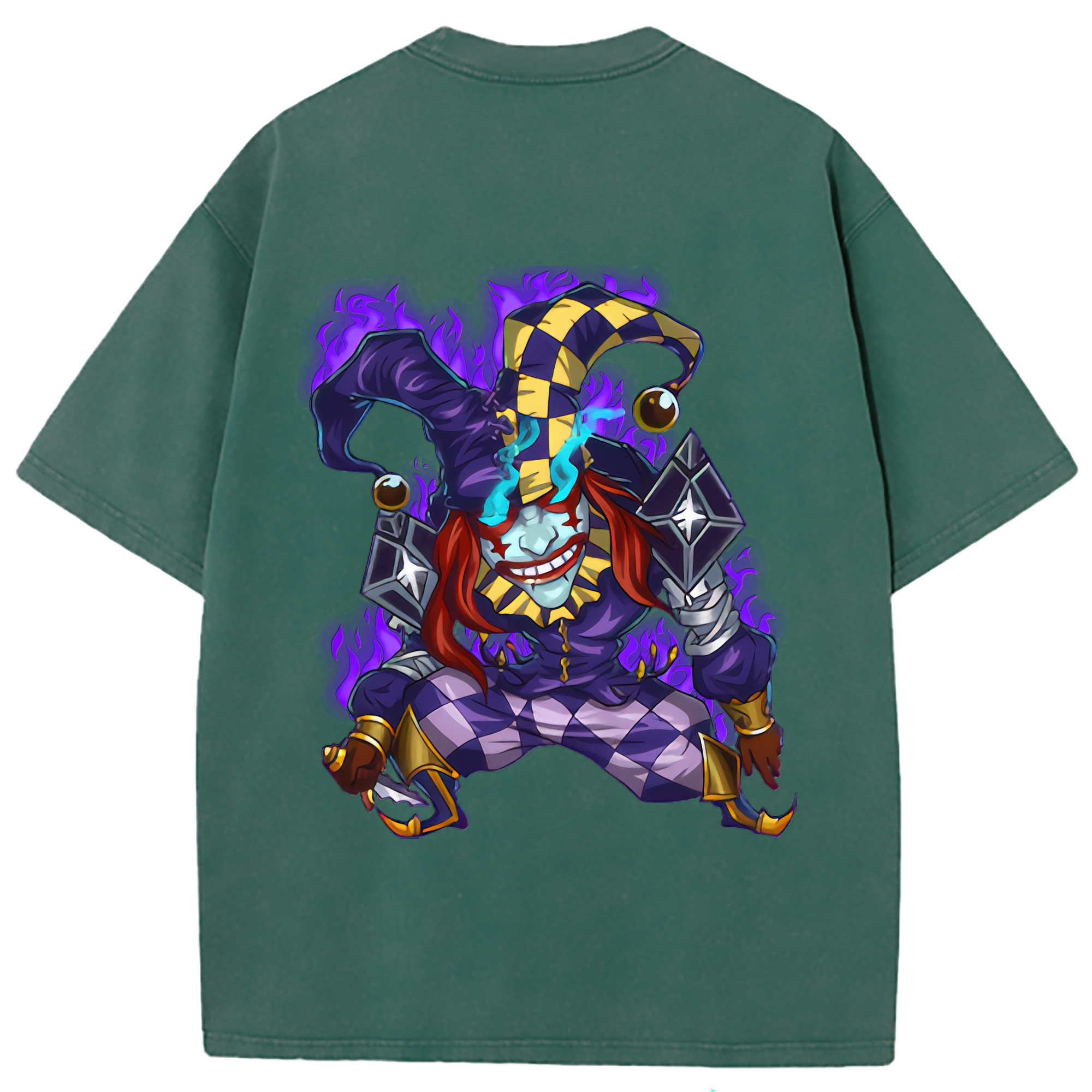 （画像用） リーグ・オブ・レジェンド League of Legends LOL 綿100% ヴィンテージ風 半袖Tシャツ（背面プリント）
